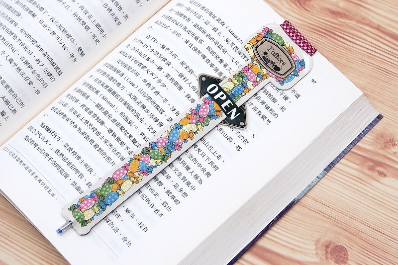 【OSHI】Target Bookmark Pen-TOFFEES - Bookmarks - Plastic Multicolor