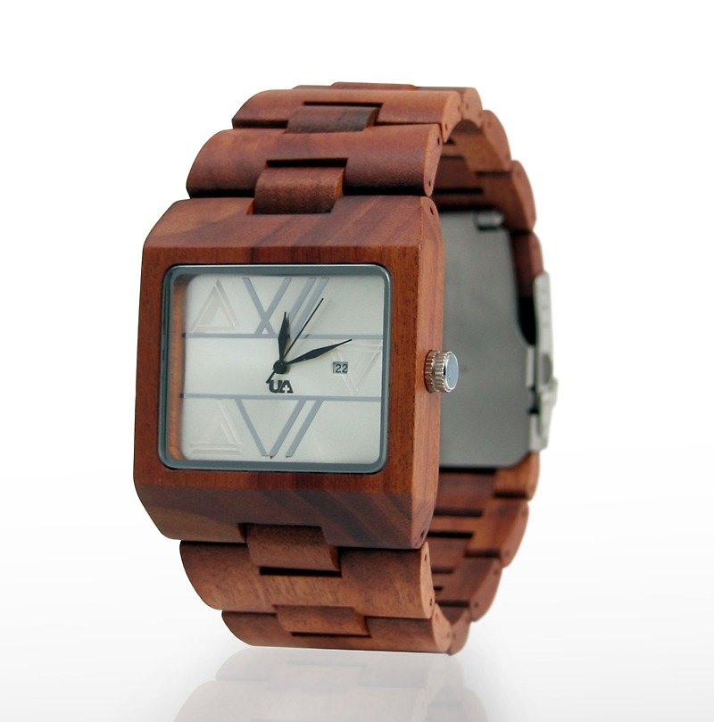 【木の研究所】Energy Healthy Wood Watch - 木製時計 - その他 - 木製 ブラウン