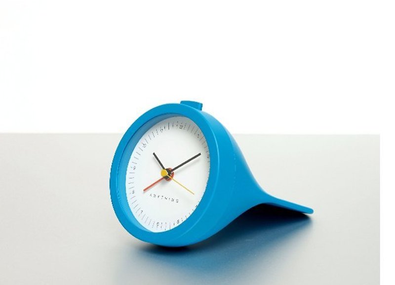 Anything_ desk clock / Blue - นาฬิกา - พลาสติก สีน้ำเงิน