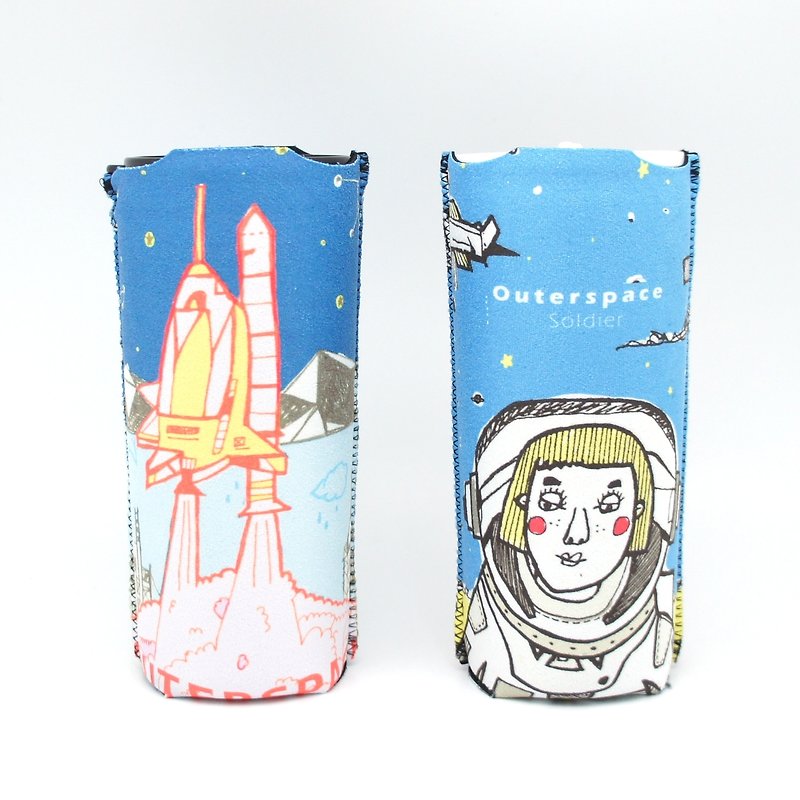 BLR Bottle Sleeve Magai's [ Outer Space ] - Beverage Holders & Bags - Other Materials Blue