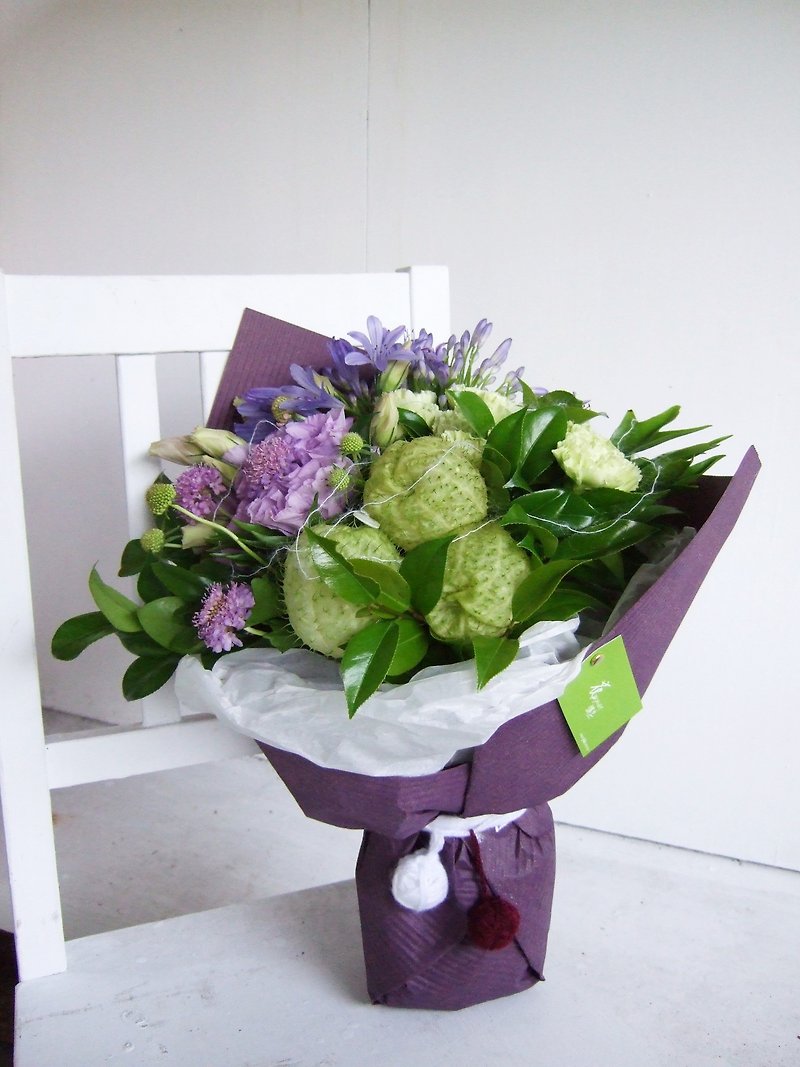 elegant purple - Wood, Bamboo & Paper - Plants & Flowers Purple