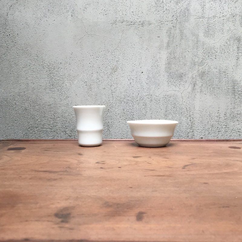 竹隱雙杯組 - 茶壺/茶杯/茶具 - 其他材質 