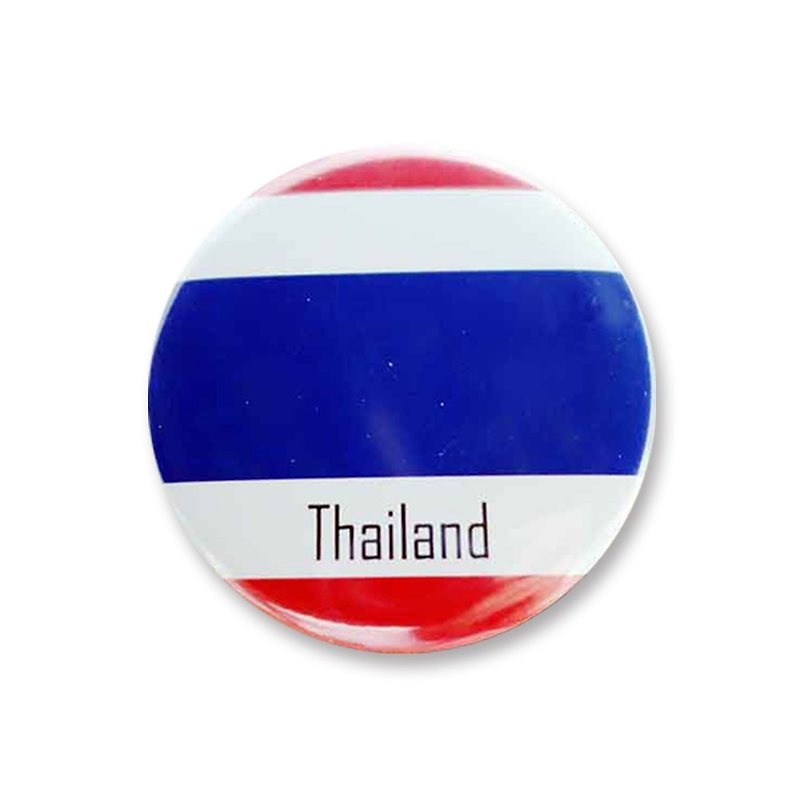 Magnet Opener - [World Flag Series] - Thailand - แม็กเน็ต - โลหะ ขาว