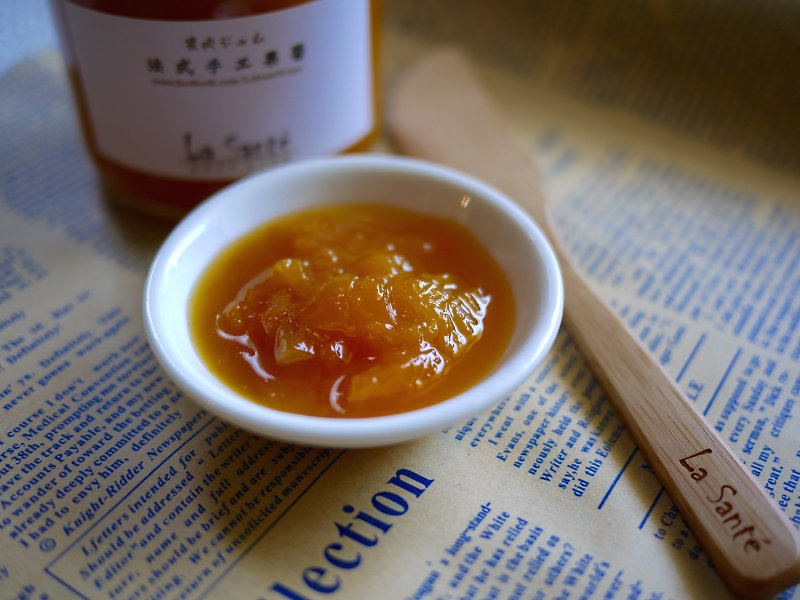 La Santé French handmade jam mango jam -100% - Health Foods - Fresh Ingredients Orange