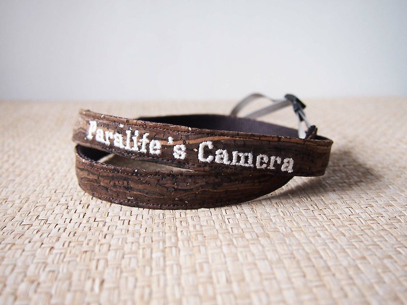 Paralife YOUR NAME's Wooden Grain Cork Camera Strap for DSLr / SLR  - Cameras - Wood 