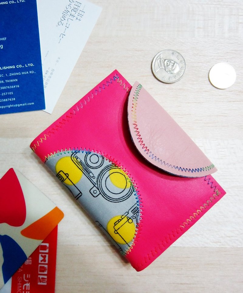 Camera fan card card holder coin purse Card case coin purse - กระเป๋าใส่เหรียญ - วัสดุกันนำ้ หลากหลายสี
