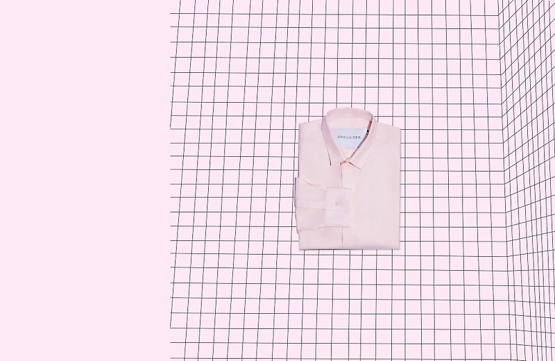 Pink cotton shirt - 男裝 恤衫 - 其他材質 粉紅色