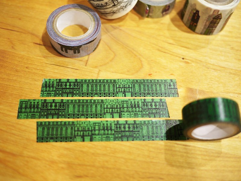 Cute horrible paper tape Masking Tape★☆★Paris Temperament Room★☆★ - มาสกิ้งเทป - กระดาษ สีเขียว