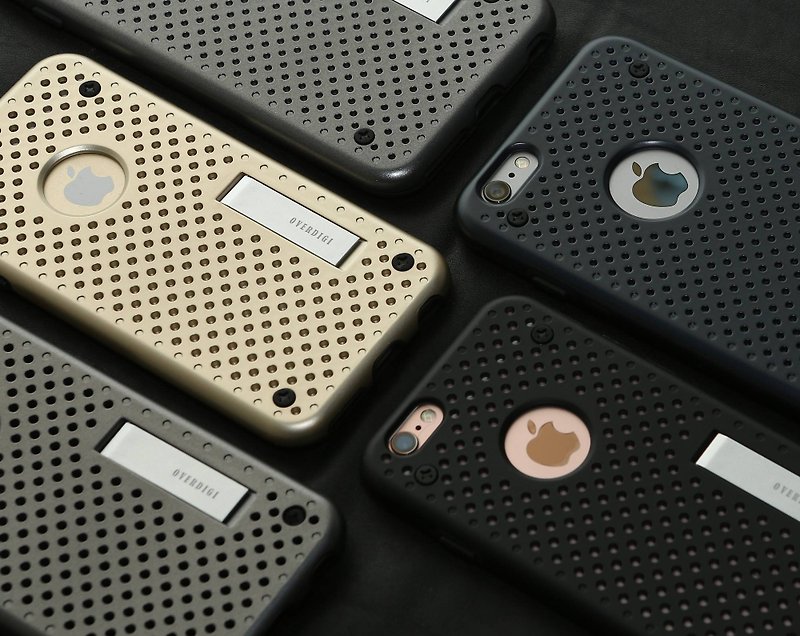 OVERDIGI iPhone6(S) Plus 5.5" 可立式全包覆雙料防摔保護殼 - 其他 - 矽膠 