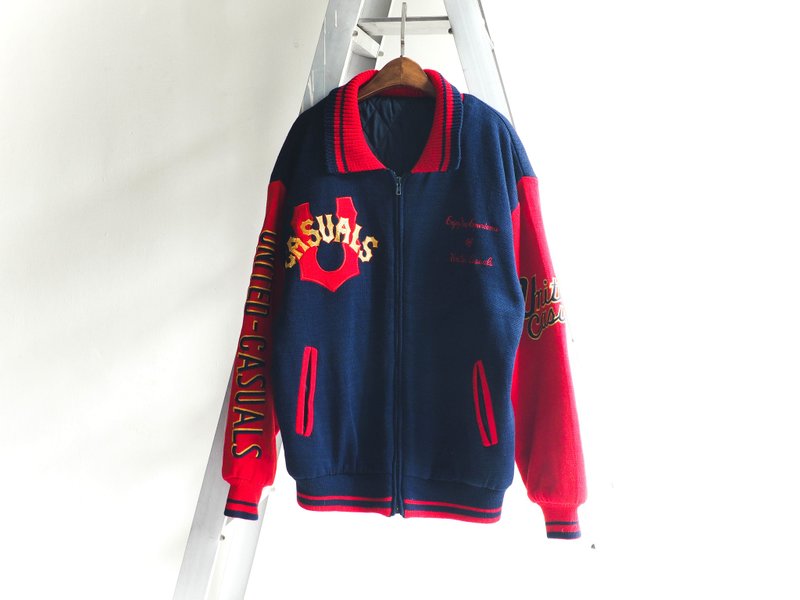 River Hill - healthy wild youth story time exquisite embroidery wool coat jacket antique vintage vintage oversize - เสื้อแจ็คเก็ต - ขนแกะ หลากหลายสี