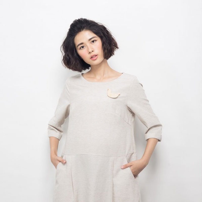 Morning clouds Sleeve Dresses - One Piece Dresses - Other Materials White