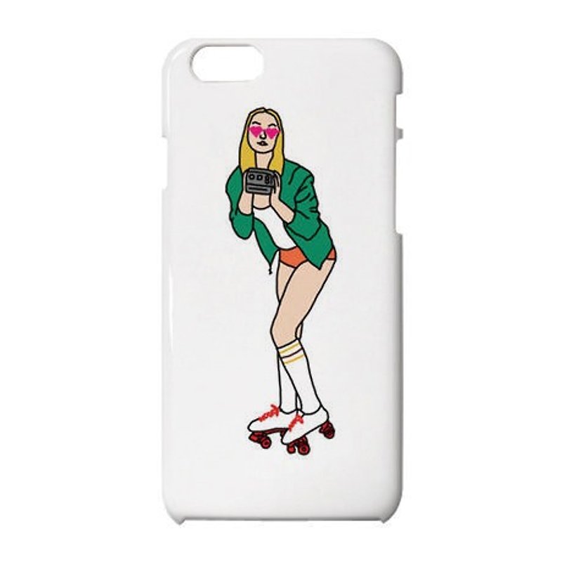 Skate girl iPhone case - Other - Plastic White
