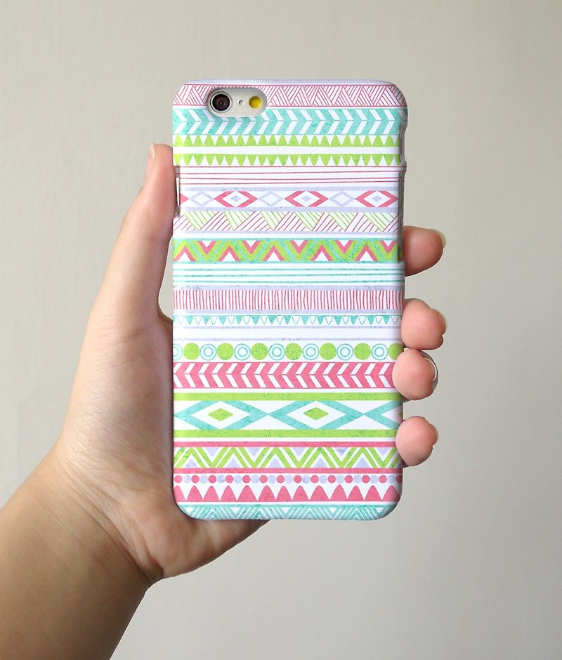 Mint Navajo Tribal Pattern 3D Full Wrap Phone Case, available for  iPhone 7, iPhone 7 Plus, iPhone 6s, iPhone 6s Plus, iPhone 5/5s, iPhone 5c, iPhone 4/4s, Samsung Galaxy S7, S7 Edge, S6 Edge Plus, S6, S6 Edge, S5 S4 S3  Samsung Galaxy Note 5, Note 4, Note - Other - Plastic 