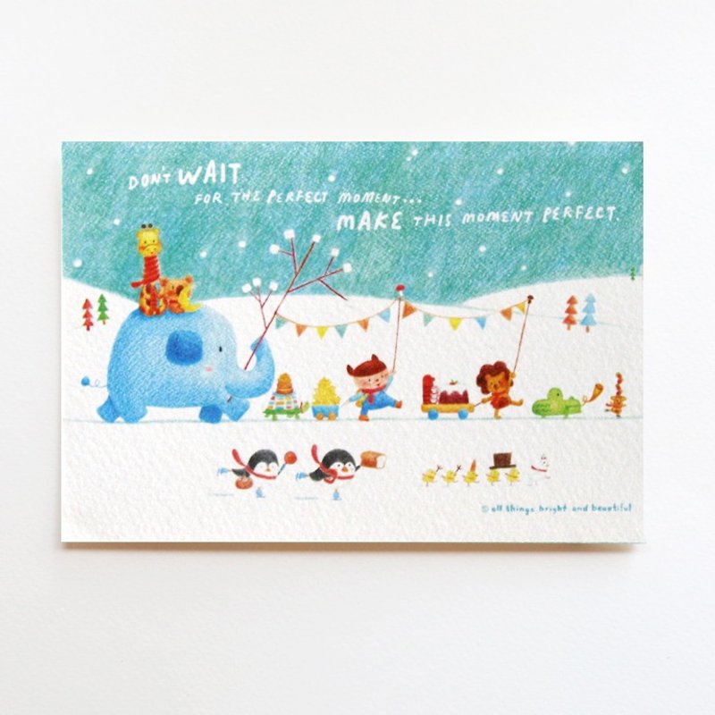 The moment Postcard - Cards & Postcards - Paper Blue