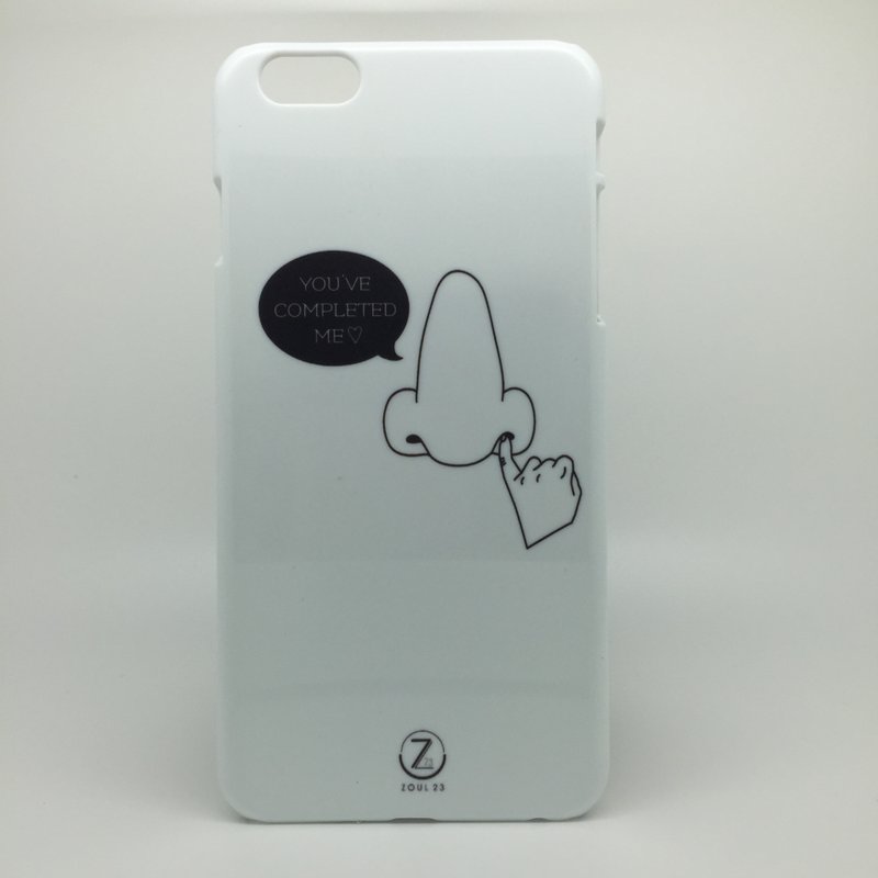 You complete me! -iphone6 ​​+ Phone Case - เคส/ซองมือถือ - กระดาษ ขาว