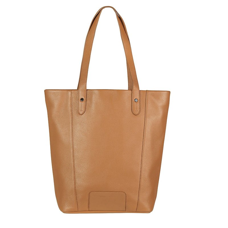 SUPERCONSCIOUS Tote Bag_Tan / Camel - Handbags & Totes - Genuine Leather Brown