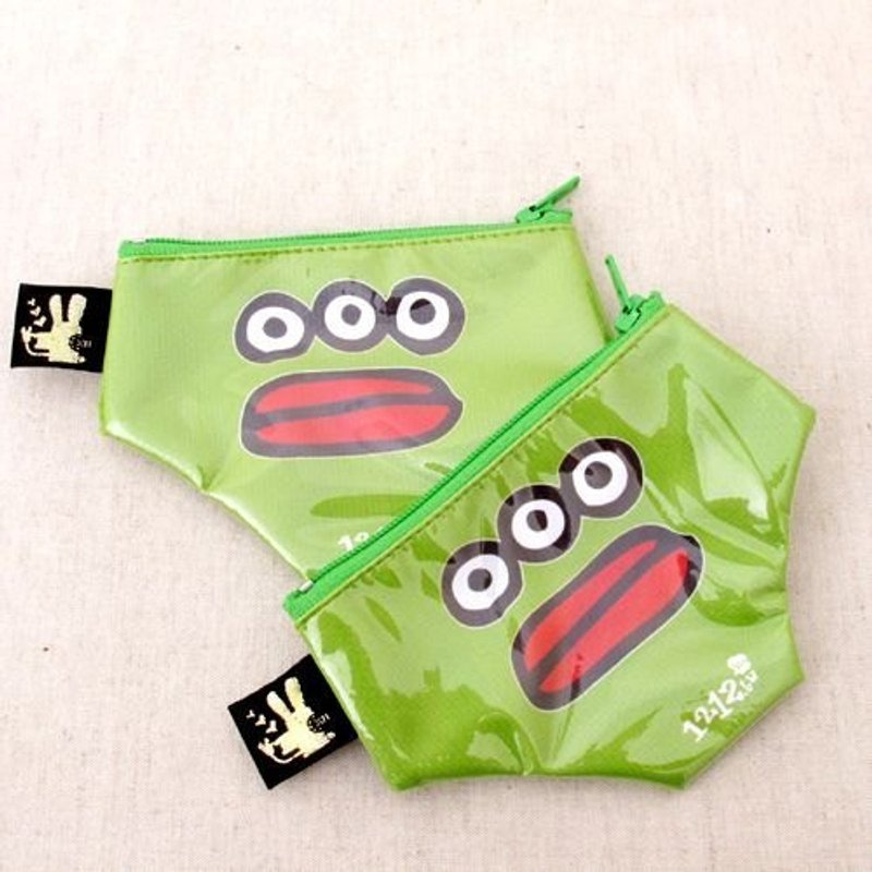 1212 fun design can not wear underwear Monopoly - three strange - กระเป๋าใส่เหรียญ - วัสดุอื่นๆ สีเขียว