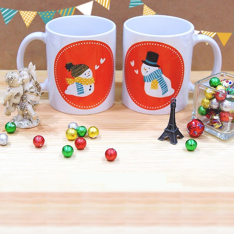 Love tired together - couple of cups - Mugs - Other Materials Red