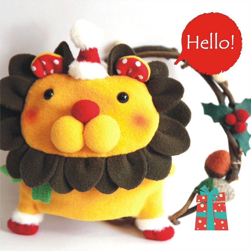 "Balloon" Christmas Limited key sets - petal lion - Keychains - Other Materials Brown