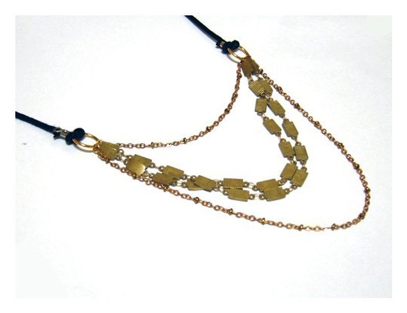 Milk candy long chain - Necklaces - Other Metals Gold
