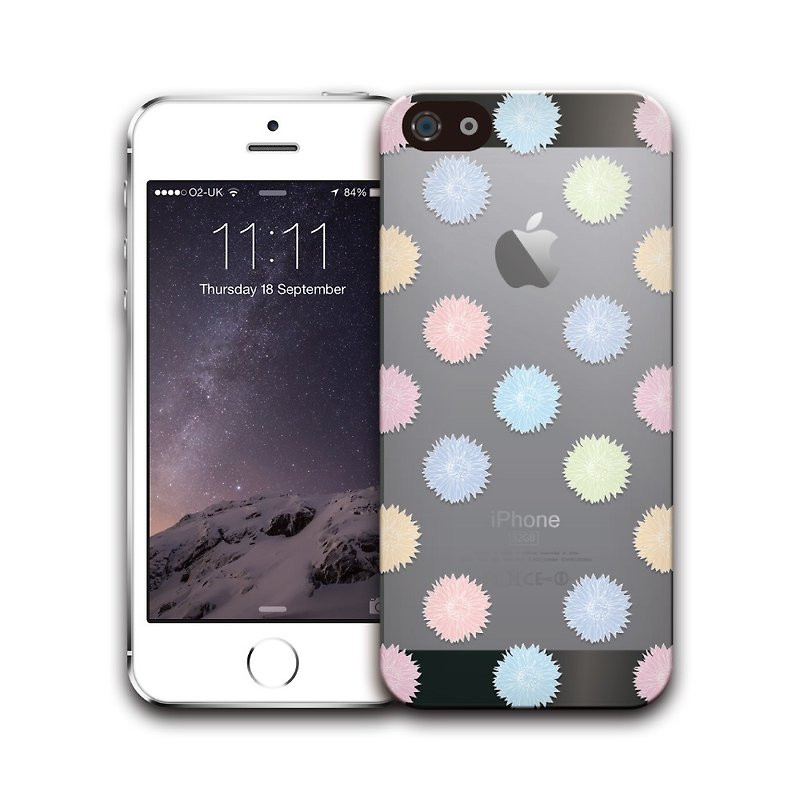 PIXOSTYLE iPhone 5 / 5S保護シェルのヒマワリ - ヒマワリのカラーPS-305 - スマホケース - プラスチック 多色