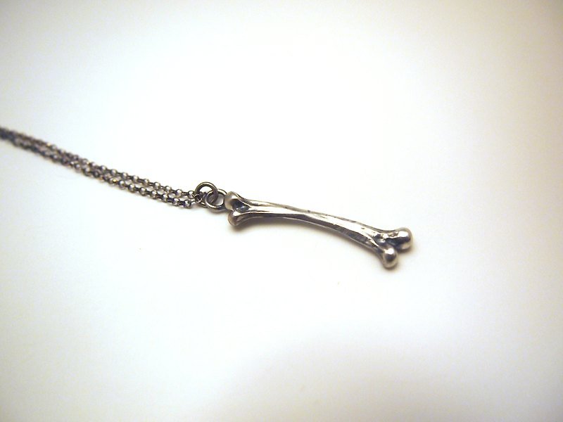 生日 週年 個性情人節禮物 手工訂作 純銀骨頭項鍊 by IONA SILVER - 項鍊 - 其他金屬 銀色