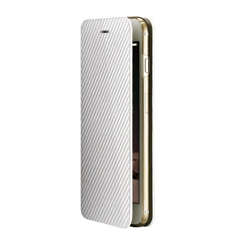 Portfolio for iPhone 6S/6 Case - Pearl White - เคส/ซองมือถือ - วัสดุอื่นๆ สีดำ