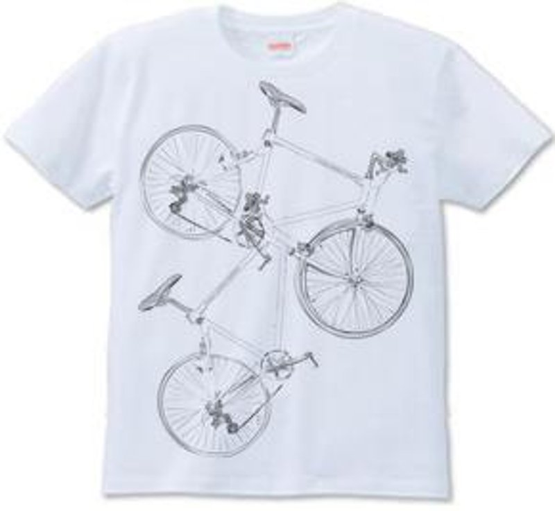 clear bicycle（6.2oz） - Tシャツ メンズ - その他の素材 