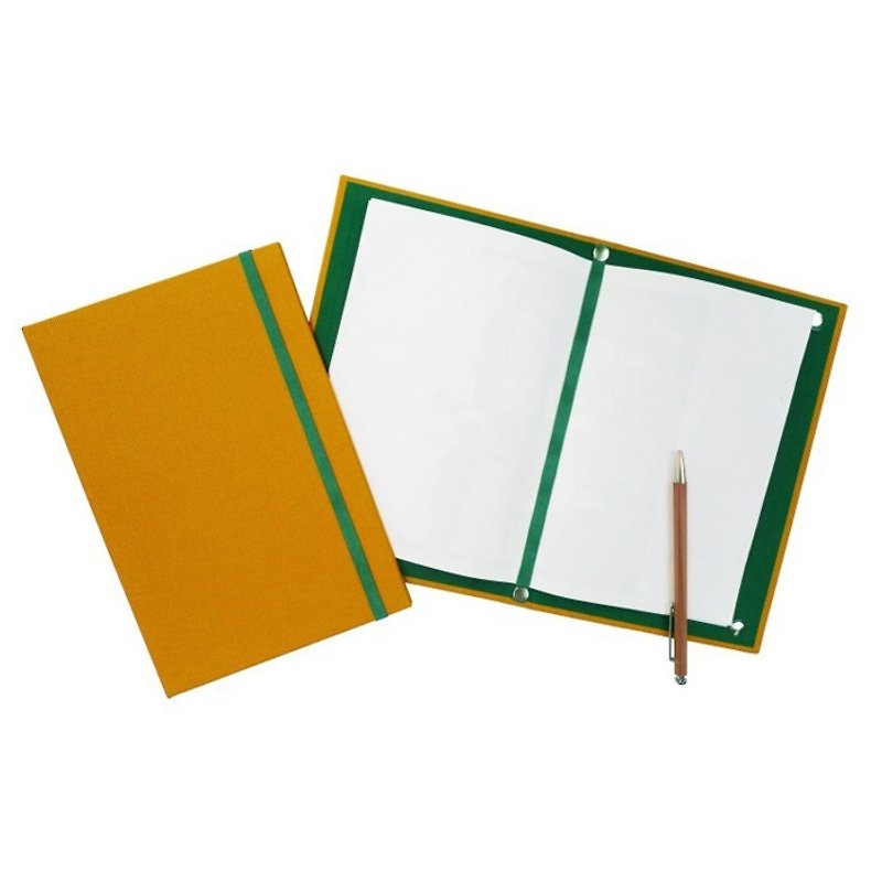 Ecobook3 Recycled Paper Clips - Sunrise Yellow - สมุดบันทึก/สมุดปฏิทิน - กระดาษ สีเหลือง