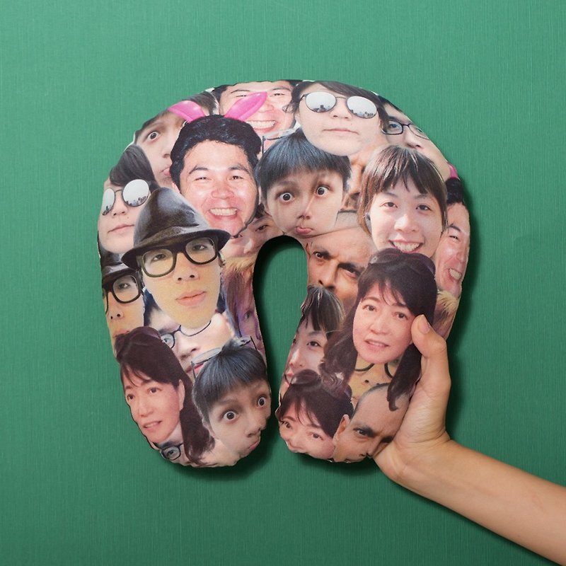 FunPrint custom summer micro creation super funny family and friends neck pillow*birthday gift recommended* - หมอน - วัสดุอื่นๆ 