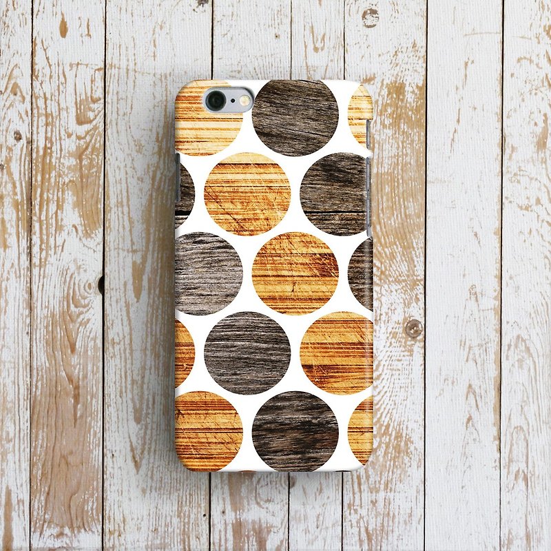 Wood Rounds, - Designer iPhone Case. Pattern iPhone Case. One Little Forest - Phone Cases - Plastic Brown