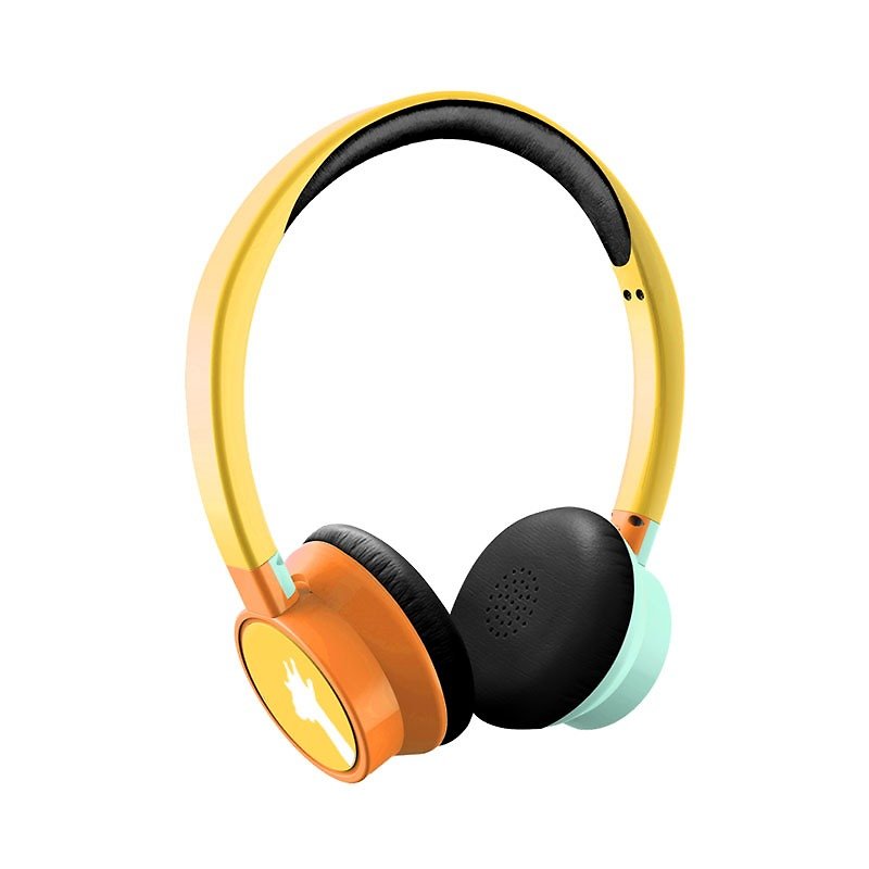 Bright Custom Wired Headphones Healing System Giraffe - Headphones & Earbuds - Plastic Multicolor