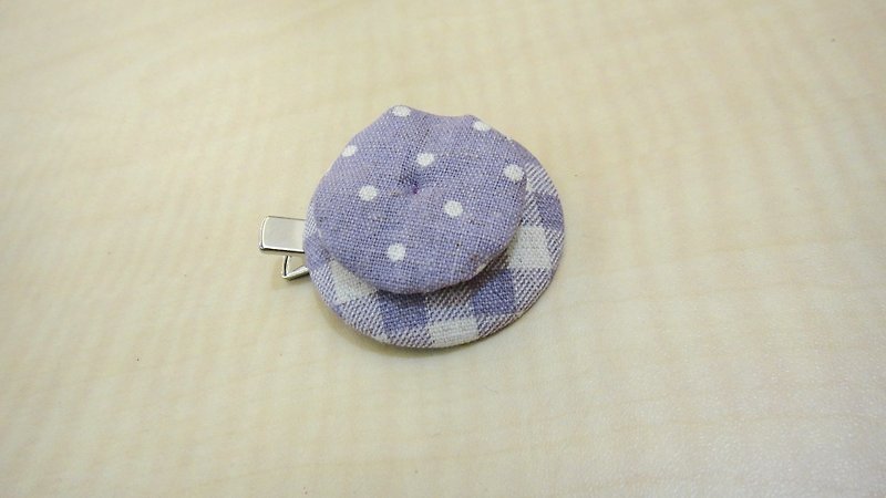 Hand feel bag buckle duckbill clip-purple - Hair Accessories - Other Materials Purple