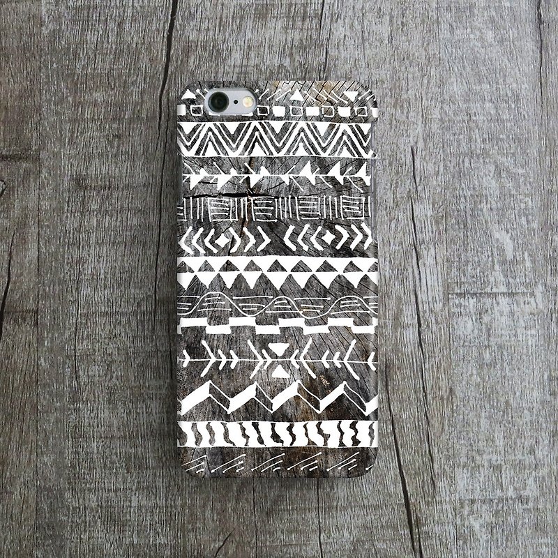 Mural, Aztec, - Designer iPhone Case. Pattern iPhone Case. One Little Forest - เคส/ซองมือถือ - พลาสติก 