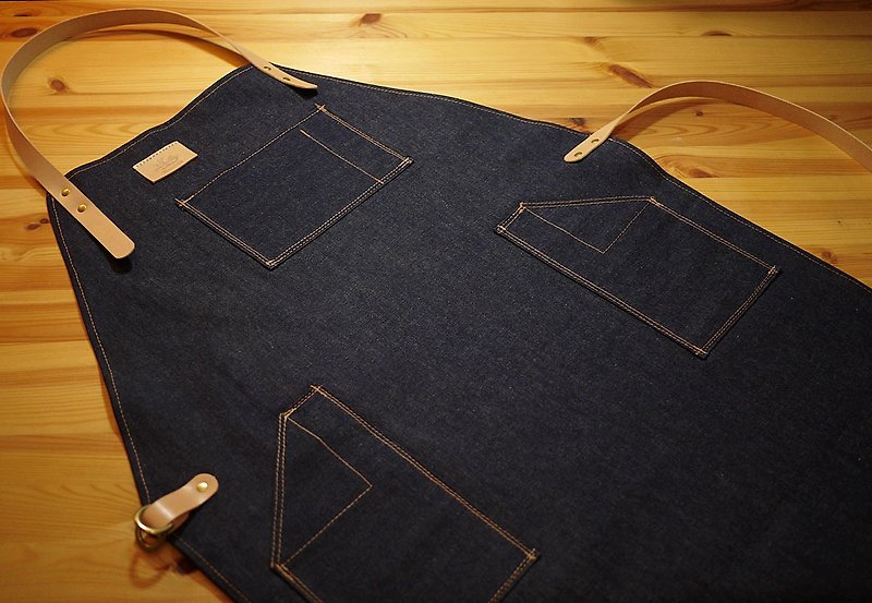 Denim Apron - Other - Other Materials Blue