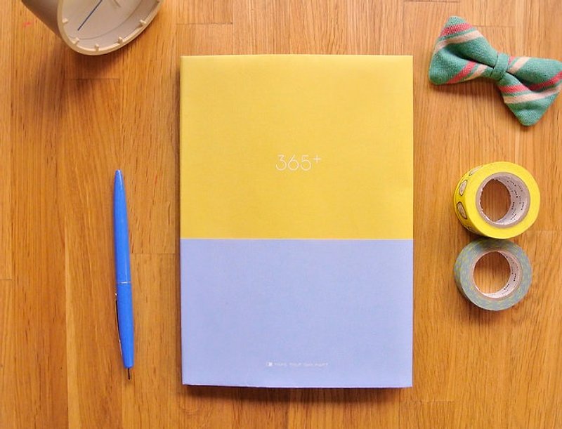 365 take note Ⅴ v.1 [yellow-blue] ▲ ▲ upcoming print - สมุดบันทึก/สมุดปฏิทิน - กระดาษ หลากหลายสี