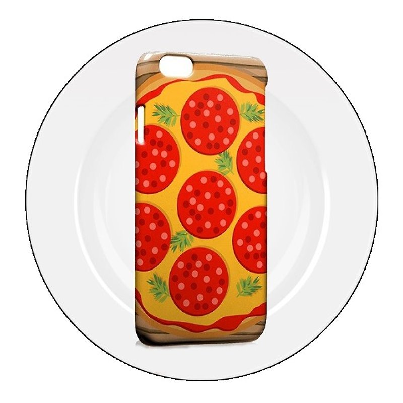 Pizza 圖案訂製 Samsung iPhone 手機殼 手機套 Custom Wrapped phone case Hard Shell - เคส/ซองมือถือ - พลาสติก หลากหลายสี