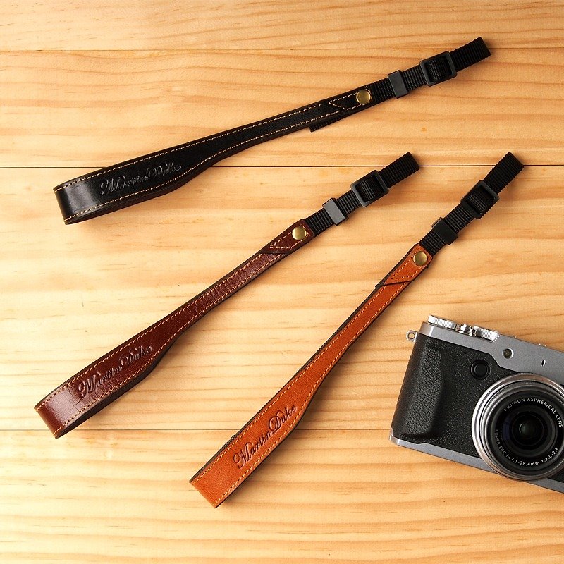 SVEN II leather camera wrist strap - Camera Straps & Stands - Genuine Leather Multicolor