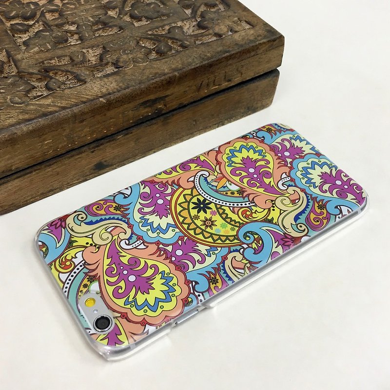 Paisley Color 1 Print Soft / Hard Case for iPhone X,  iPhone 8,  iPhone 8 Plus, iPhone 7 case, iPhone 7 Plus case, iPhone 6/6S, iPhone 6/6S Plus, Samsung Galaxy Note 7 case, Note 5 case, S7 Edge case, S7 case - Other - Plastic 