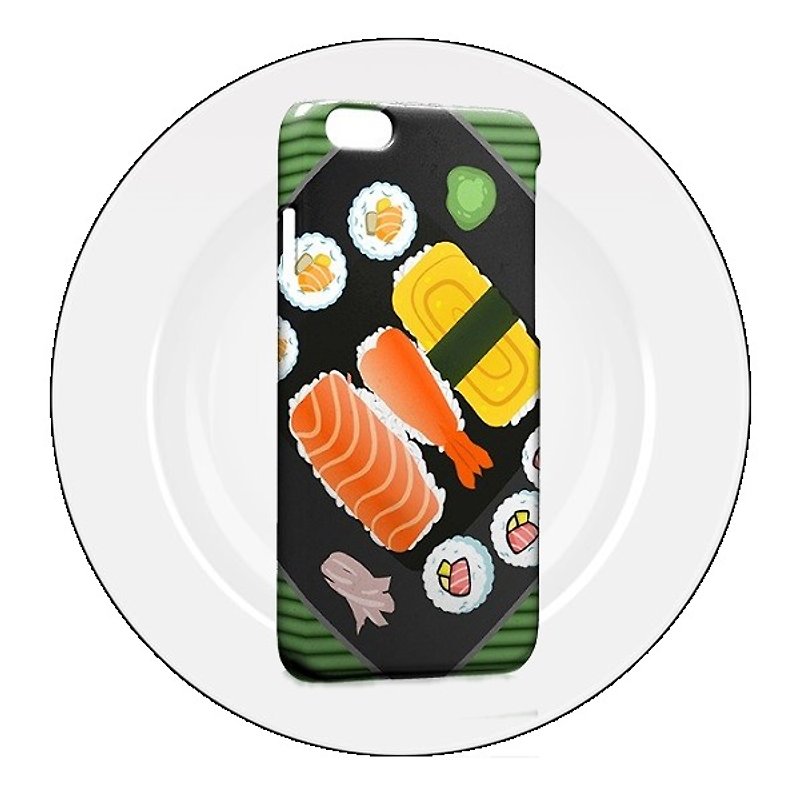 Sushi Pattern iPhone X 8 7 6s Plus 5s Samsung note S7 S8 S9 Mobile Shell - Phone Cases - Plastic Multicolor