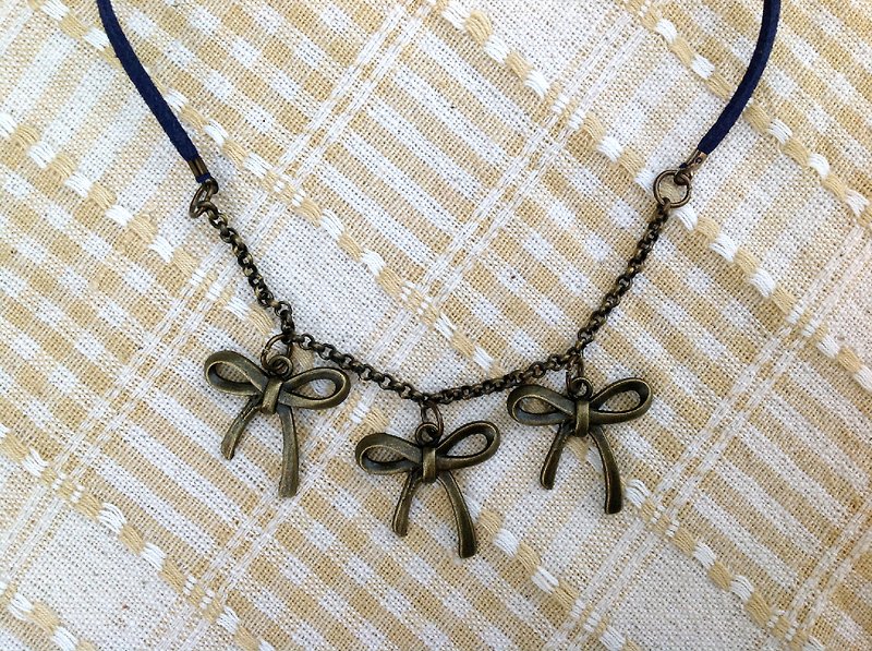 ∞ butterfly necklace triple junction - Necklaces - Other Metals Gold