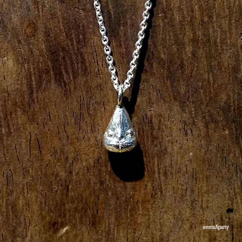 emmaAparty handmade sterling silver necklace ``water drop cat'' (three-dimensional work) - สร้อยคอ - เงินแท้ 