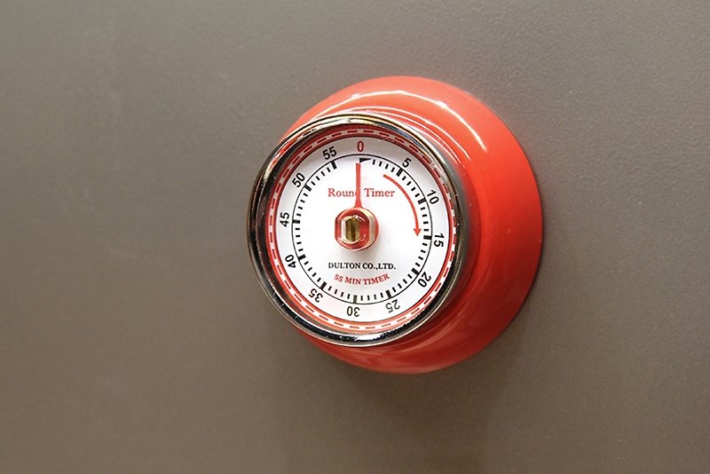 [SUSS] 日本Dulton計時器 倒數計數器 磁鐵 廚房廚用 復古質感工業風(紅色)--現貨免運 - 時計 - 金属 レッド