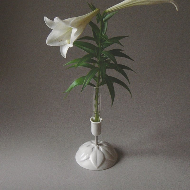 獨 白 〈花器．燭台〉 - 盆栽/植栽 - 其他材質 白色