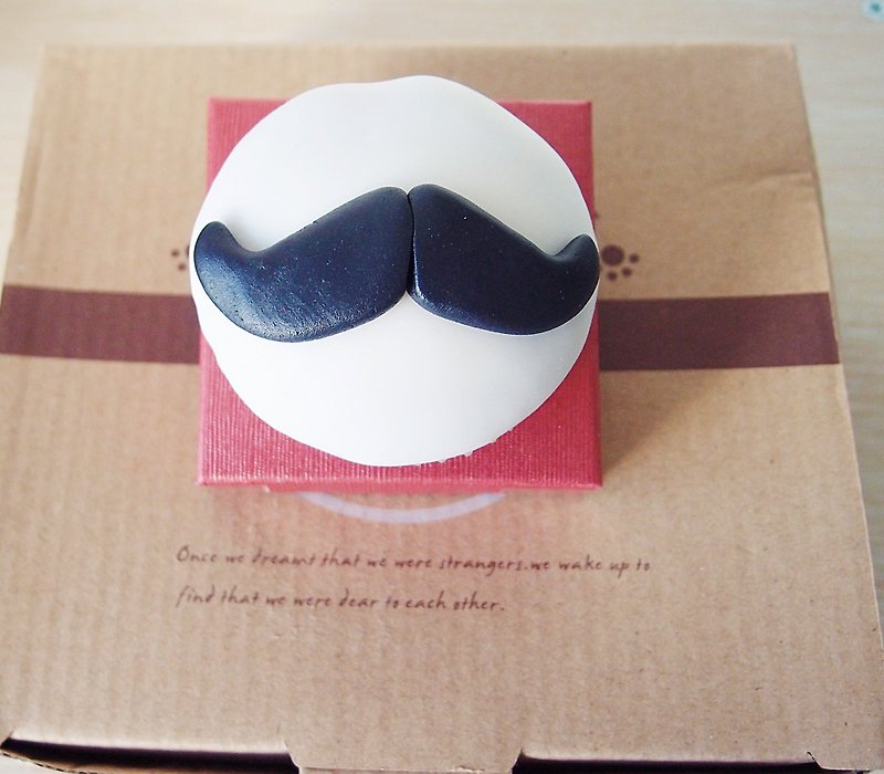 [Wedding] wedding series of small objects, sister gift, beard & EXPLORATION Room ceremony lips fondant cupcakes (20 into 10 pairs) - Other - Fresh Ingredients 