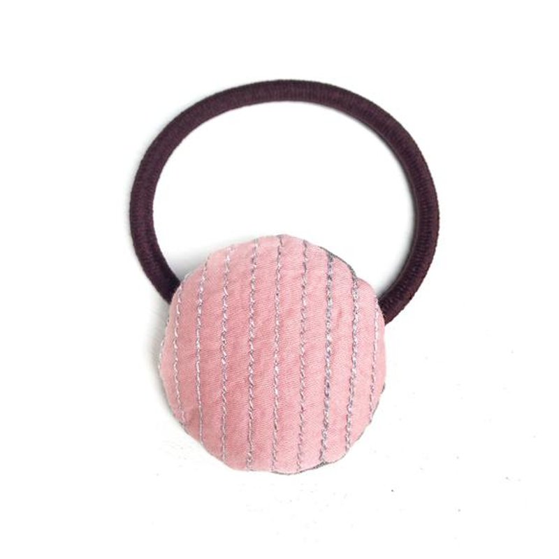 まるへアゴム002号【受注生産】 - ヘアアクセサリー - その他の素材 ピンク