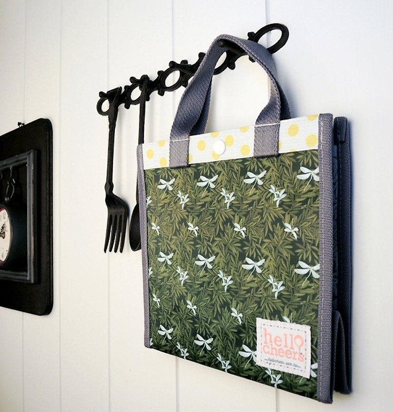 TAIWAN DNA Small size bag- Matrona cyanoptera - Handbags & Totes - Eco-Friendly Materials Green