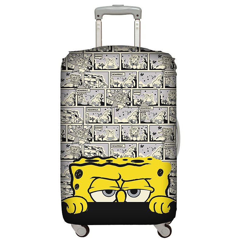 LOQI 行李箱外套│海綿寶寶 漫畫L 號 - 行李箱/旅行袋 - 其他材質 