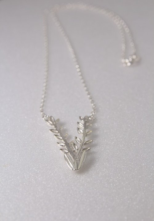 【ほろ酔いロマン】ラベンダーネックレス / シルバーネックレス / Sterling Silver Necklace / Lavender