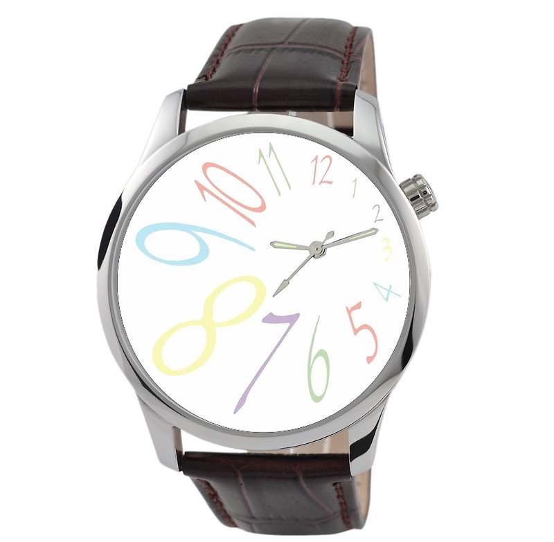 數字手錶(由小漸大) - 女裝錶 - 其他材質 白色